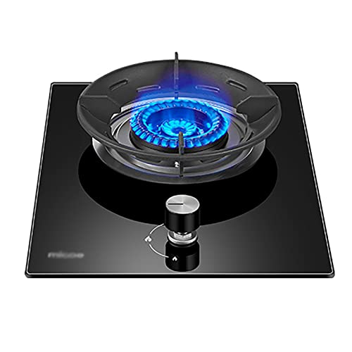 Brenner Gasherd 2021 Upgrade Haushalt Küche Gasherd, Desktop/integriertes Kochfeld, mit FFD- und Emaille-Pfannenständer, Gusseisen-Pfannen-Unterstützung von SJKJNK