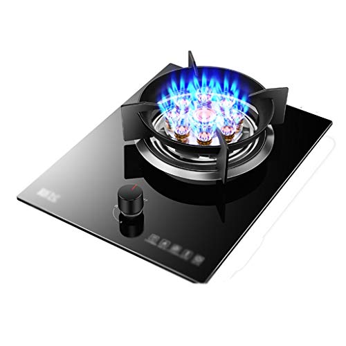 Brenner Gasherd Desktop/eingebetteter einzelner Gaskochfeld 5,2 kW schwarzes Glaskochfeld/Herd/Kochfeld mit Flammenausfallschutz zum Erwärmen/Kochen/Braten/Eintauchen Brenner Gasherd Desktop/eingebetteter einzelner Gaskochfeld 5,2 kW schwarzes Glaskochfeld/Herd/Kochfeld mit Flammenausfallschutz zum Erwärmen/Kochen/Braten/Eintauchen von SJKJNK