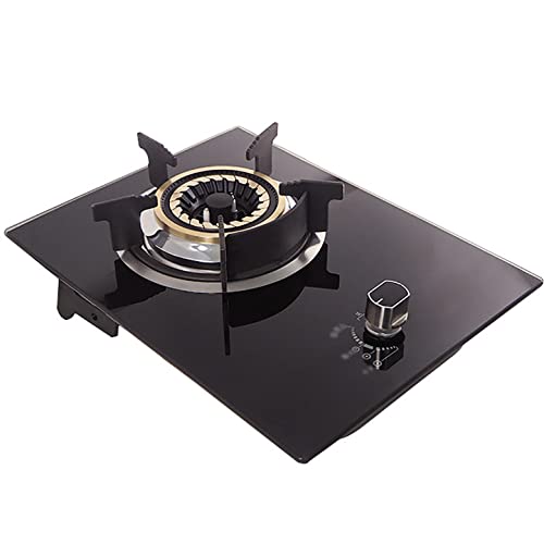 Brenner Gasherd Gasherd 4,2 kW Brenner eingebauter Gasherd – schwarze gehärtete Glasscheibe in leicht zu reinigen – Automatischer Flameout-Schutz und Kinderknopf Brenner Gasherd Gasherd 4,2 kW Brenner eingebauter Gasherd – schwarze gehärtete Glasscheibe in leicht zu reinigen – Automatischer Flameout-Schutz und Kinderknopf von SJKJNK