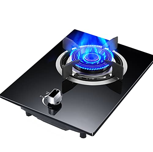 Gaskochfeld, Gasherd, schwarzes gehärtetes Glas, eingebauter Gasherd, 4,5 kW, Tischküche, Kochherd, mit FFD, NG/LPG Cabrio von SJKJNK