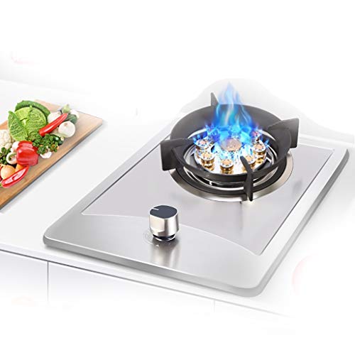 Gaskochfeld aus Edelstahl, 4,2 kW, mit Flammenschutz, für Zuhause, Küche, Tisch/eingebetteter Einzelherd Gaskochfeld aus Edelstahl, 4,2 kW, mit Flammenschutz, für Zuhause, Küche, Tisch/eingebetteter Einzelherd von SJKJNK
