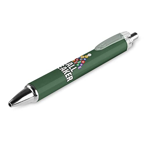 SJOAOAA Lustiger Billard-Kugelschreiber, glattes Schreiben, schwarze Tinte, Kugelschreiber für Büro, Schule, 4 Stück von SJOAOAA