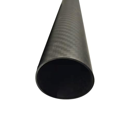 2 Stück 3 K Kohlefaserrohr Twill Matt Länge 500 mm Wandstärke 1,5 mm Spulenrohr, for Modellflugzeuge oder Drachen (14 x 11 x 500 mm)(7x4x500mm) von SJZHUYUE