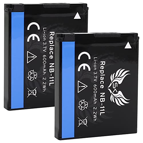 2X SK Akku Ersatz für Canon NB-11L / NB-11LH | 600mAh | für IXUS 133 170 175 180 185 190 275 HS 285 HS // PowerShot SX420 is SX430 is SX432 is A4050 2X SK Akku Ersatz für Canon NB-11L / NB-11LH | 600mAh | für IXUS 133 170 175 180 185 190 275 HS 285 HS // PowerShot SX420 is SX430 is SX432 is A4050 von SK Games