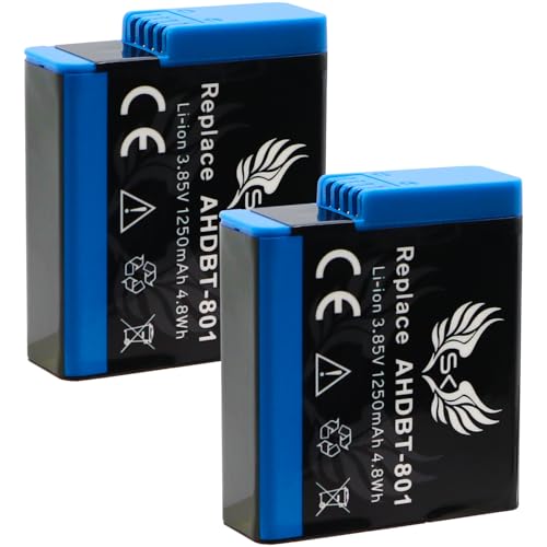 2X SK Akku Ersatz für GoPro | 1250mAh | Hero 8 Hero 7 Hero 6 Hero 5 Black 2018 // AHDBT-801 AHDBT-501 AABAT-001 // Hero8 Hero7 Hero6 Hero5 Hero2018 2X SK Akku Ersatz für GoPro | 1250mAh | Hero 8 Hero 7 Hero 6 Hero 5 Black 2018 // AHDBT-801 AHDBT-501 AABAT-001 // Hero8 Hero7 Hero6 Hero5 Hero2018 von SK Games