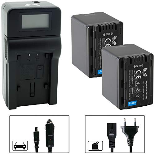 2X SK Akku Ersatz für Panasonic VW-VBT380 E-K 3560mAh + Speed Charger Panasonic VW-VBK180 VW-VBK360 VW-VBT190 VW VBK180 VBK360 VBT380 E K 2X SK Akku Ersatz für Panasonic VW-VBT380 E-K 3560mAh + Speed Charger Panasonic VW-VBK180 VW-VBK360 VW-VBT190 VW VBK180 VBK360 VBT380 E K von SK Games