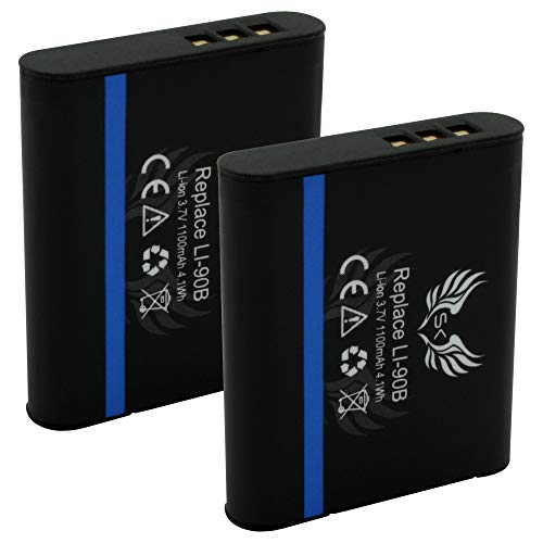 2X SK Akku Olympus Li-90b / Li-92b | 1100mAh | für Olympus Stylus XZ-2 / Traveller SH-1 SH-2 SH-50 SH-60 SP-100 EE/Tough TG-1 TG-2 TG-3 TG-4 TG-5 2X SK Akku Olympus Li-90b / Li-92b | 1100mAh | für Olympus Stylus XZ-2 / Traveller SH-1 SH-2 SH-50 SH-60 SP-100 EE/Tough TG-1 TG-2 TG-3 TG-4 TG-5 von skgames
