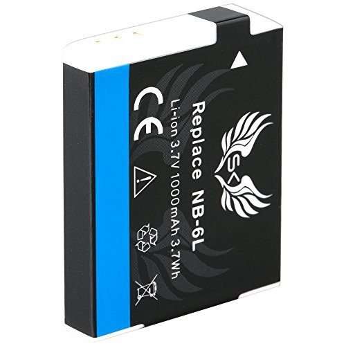 SK Akku Canon NB-6L | 1000mAh | für Canon Digital IXUS 85 is 105 is 300 HS 310 HS PowerShot S95 S200 SX600 HS SX710 SD3500 is SD4000 is und weitere SK Akku Canon NB-6L | 1000mAh | für Canon Digital IXUS 85 is 105 is 300 HS 310 HS PowerShot S95 S200 SX600 HS SX710 SD3500 is SD4000 is und weitere von skgames