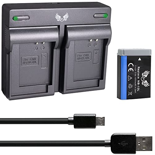 SK Akku Ersatz für Canon NB-13L 1250mAh + Dual Charger für PowerShot G1 X Mark III / G5 X G9 X Mark II / G7 X Mark II - III / SX730 HS / SX740 HS SK Akku Ersatz für Canon NB-13L 1250mAh + Dual Charger für PowerShot G1 X Mark III / G5 X G9 X Mark II / G7 X Mark II - III / SX730 HS / SX740 HS von SK Games