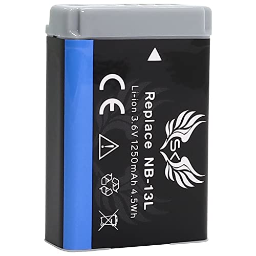 SK Akku Ersatz für Canon NB-13L | 1250mAh | für PowerShot G1 X Mark III / G5 X G9 X Mark II / G7 X Mark II - III / SX720 HS / SX730 HS / SX740 HS SK Akku Ersatz für Canon NB-13L | 1250mAh | für PowerShot G1 X Mark III / G5 X G9 X Mark II / G7 X Mark II - III / SX720 HS / SX730 HS / SX740 HS von SK Games