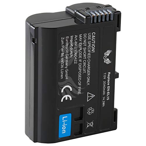 SK Akku Ersatz für Nikon EN-EL15 | 2040mAh | EN-EL15a EN-EL15b EN-EL15c für Nikon Z5 Z6 II Z7 II D500 D600 D750 D800 D810 D850 D7100 D7500 / 1 V1 SK Akku Ersatz für Nikon EN-EL15 | 2040mAh | EN-EL15a EN-EL15b EN-EL15c für Nikon Z5 Z6 II Z7 II D500 D600 D750 D800 D810 D850 D7100 D7500 / 1 V1 von SK Games