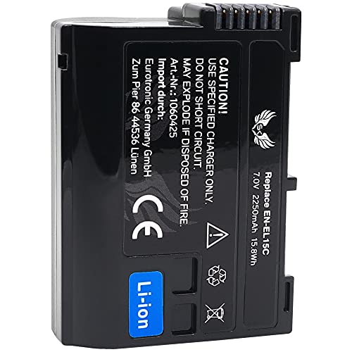 SK Akku Ersatz für Nikon EN-EL15c // 2250mAh // EN-EL15b EN-EL15a EN-EL15 für // Z6 II Z7 II // Z5 Z6 Z7 D500 D750 D780 D800 D810 D850 D7200 D7500 SK Akku Ersatz für Nikon EN-EL15c // 2250mAh // EN-EL15b EN-EL15a EN-EL15 für // Z6 II Z7 II // Z5 Z6 Z7 D500 D750 D780 D800 D810 D850 D7200 D7500 von SK Games