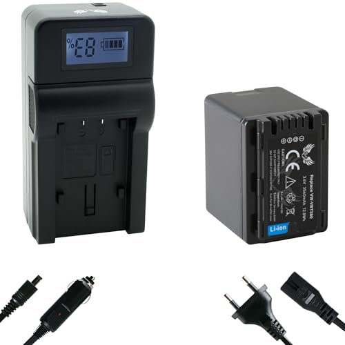 SK Akku Ersatz für Panasonic VW-VBT380 E-K 3560mAh + Speed Charger Panasonic VW-VBK180 VW-VBK360 VW-VBT190 VW VBK180 VBK360 VBT380 E K SK Akku Ersatz für Panasonic VW-VBT380 E-K 3560mAh + Speed Charger Panasonic VW-VBK180 VW-VBK360 VW-VBT190 VW VBK180 VBK360 VBT380 E K von SK Games