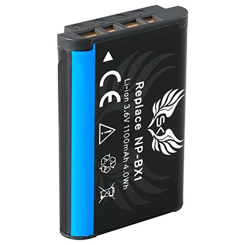 SK Akku Ersatz für Sony NP-BX1 |- 1100mAh -| Sony ZV-1 II ZV-1 / Cyber-Shot DSC RX100 I II III IV V VI VII - CX647 H400 HX400V - WX500 von SK Games