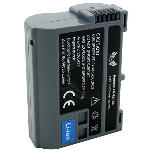 SK Akku Nikon EN-EL15b | 2040mAh | EN-EL15c EN-EL15a EN-EL15 für Nikon // Z6 II Z7 II // Z5 Z6 Z7 D750 D800 D810 D850 D7200 D7500 SK Akku Nikon EN-EL15b | 2040mAh | EN-EL15c EN-EL15a EN-EL15 für Nikon // Z6 II Z7 II // Z5 Z6 Z7 D750 D800 D810 D850 D7200 D7500 von SK Games