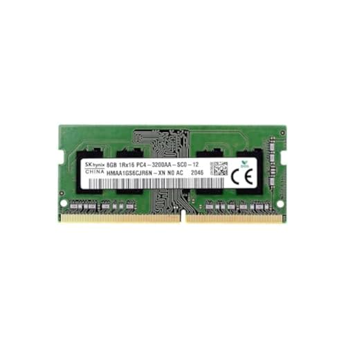 SK Hynix 8GB SODIMM DDR4 3200 PC4 1Rx16 HMAA1GS6CJR6N-XN SO-DIMM Laptop RAM Speicher für Dell HP Lenovo und andere Systeme von SKhynix