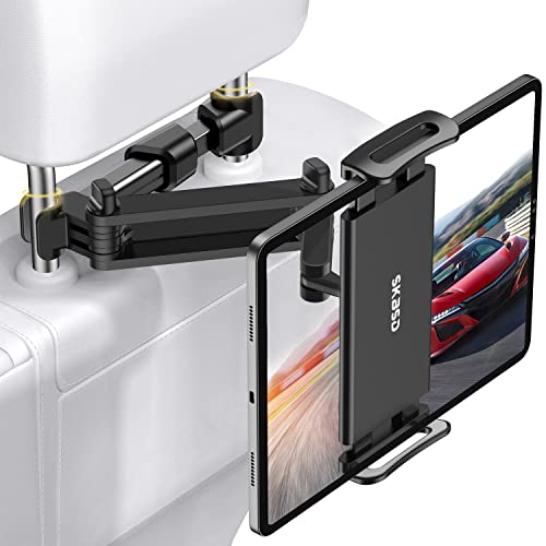Tablet Halterung Auto,Tablethalterungen Auto - Ausziehbare KFZ Tablet Halter Kopfstütze,Universal 360° DrehungTablet Kopfstützenhalter für iPad,Switch,Sumsung Tab,Smartphone und 4,7-13 Zoll Geräte von SKBSD