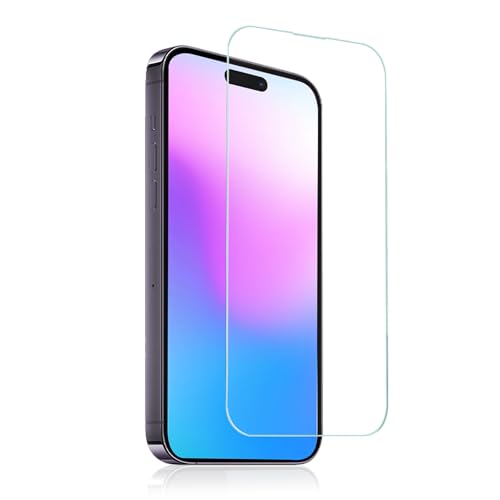 Skech Essential Tempered Glass Displayschutz kompatibel mit Apple iPhone 15 [Montagerahmen, Antibakterielle Oberfläche, 9H Härtegrad, bruchsicher, Anti-Fingerabdruck, abgerundete Kanten] von SKECH