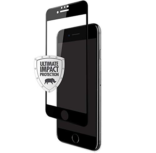 Skech Frontier Full-Fit 2,5D Tempered Glass HD Panzerglas für Apple iPhone SE 2020/8 / 7 - [Kratzfeste Schutzfolie, Anti-Fingerabdruck Beschichtung, 9H Härtegrad, 3D Touch, Bruchsicher] schwarz von SKECH