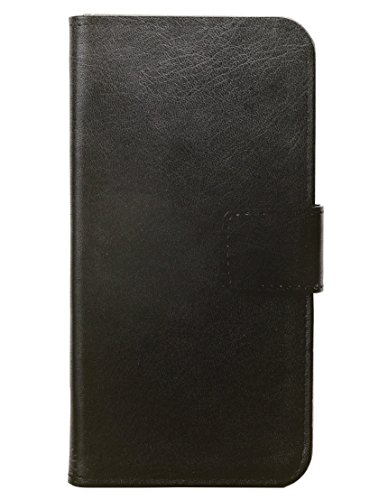 Skech Universal Wallet Case für Smartphones von 4,1" - 4,7" z.B. iPhone 6S / iPhone 7, Samsung Galaxy S5 mini [Innovatives Haltesystem I Kartenfächer I Magnetverschluss I schwarz] - SK44-UWS-BLK von SKECH