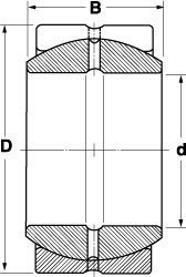 SKF GE 70 txg3 a-2ls Radial Sphärische Gleitlagern von SKF