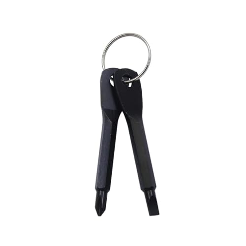Tragbarer Kreuzschlitzschraubendreher-Satz, Schlüsselanhänger, Mini-Taschenschlüsselring, Kreuzschraubendreher, Reparaturwerkzeug, Gadget, klein (kleiner Schraubendreher BK) von SKFGNX