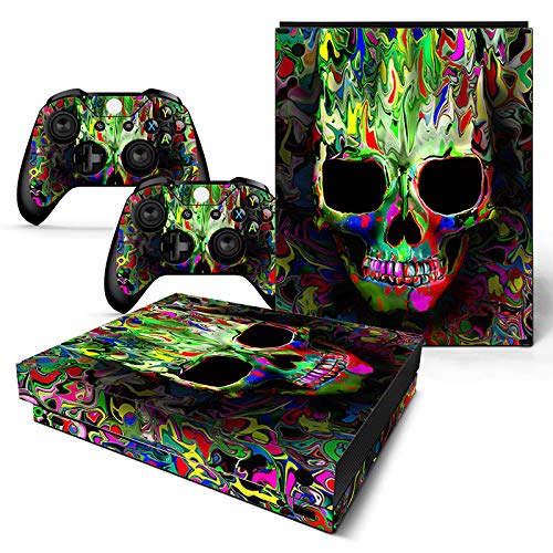 Skin Skin Skin für Xbox One X Konsolen-Fernbedienung, Vinyl, Aufkleber für Xbox One X Skull2 von SKINOWN