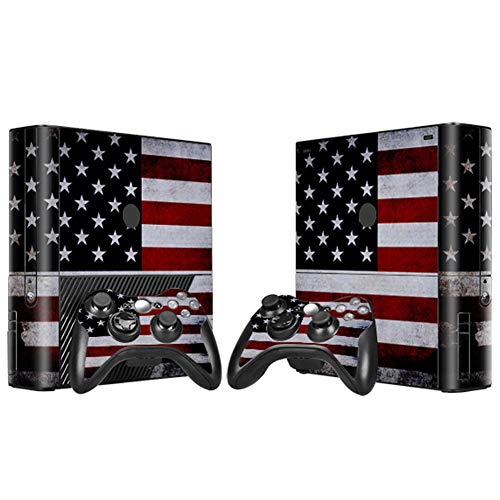 Skins Skin Skin für Xbox 360 E Konsole und Fernbedienungen, Vinyl-Aufkleber US-Flagge von SKINOWN