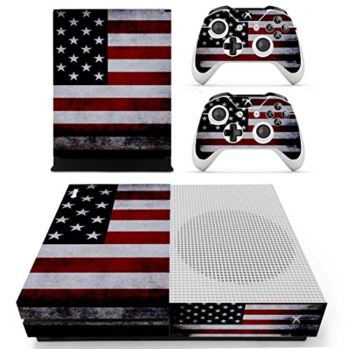 skinown Xbox One Slim Haut Aufkleber Vinyls Aufkleber Cover für Xbox One S USA Flagge von SKINOWN