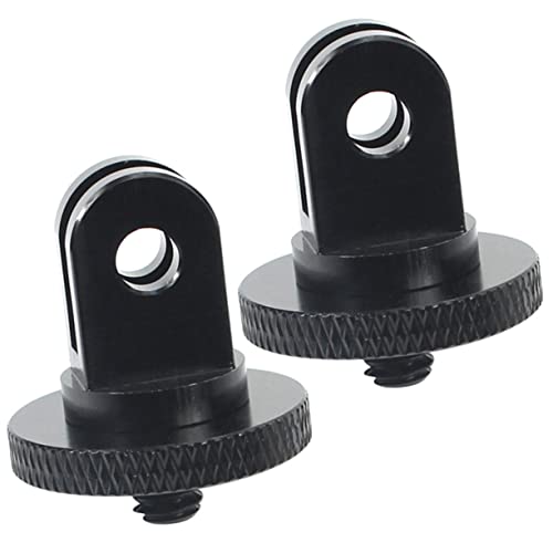 SKISUNO 2Stücke Kamerastativ Adapter Stativ Mount Adapter für Sportkameras Kompatibel mit Standard Zubehör Halterungen Stabil Langlebig von SKISUNO