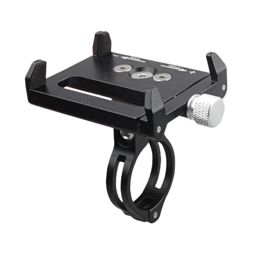 SKISUNO Fahrrad Telefonhalter aus Aluminiumlegierung Einstellbare Halterung für Smartphones GPS Kompatibel mit Installieren Schwarz für Mountainbikes SKISUNO Fahrrad Telefonhalter aus Aluminiumlegierung Einstellbare Halterung für Smartphones GPS Kompatibel mit Installieren Schwarz für Mountainbikes von SKISUNO