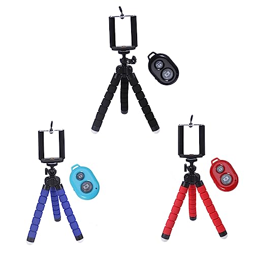 SKISUNO Selbstverstellbares Selfie Stativ Mit Fernbedienung Ausziehbarer Handyhalter Für Smartphones Digitalkameras Leicht Tragbar Schwarz von SKISUNO