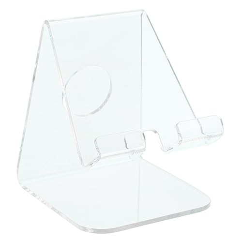SKISUNO Transparenter Handyhalter aus Acryl Verstellbares Telefonregal für Smartphones für Tischdisplay Kreative Präsentationen für Verschiedene Mobiltelefone SKISUNO Transparenter Handyhalter aus Acryl Verstellbares Telefonregal für Smartphones für Tischdisplay Kreative Präsentationen für Verschiedene Mobiltelefone von SKISUNO