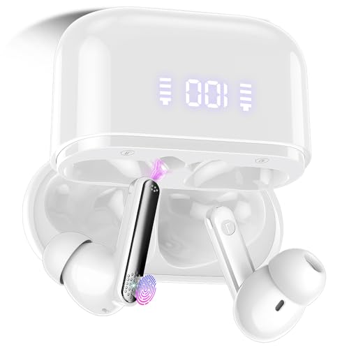 Sprachübersetzer Kopfhörer, 3-in-1 Echtzeit übersetzer Ohrhörer mit 164 Sprachen, 5 Übersetzungsmodi, ENC Rauschunterdrückung Mic, Bluetooth 5.3 Kopfhörer in Ear mit App für Lernen, Reisen Weiß Sprachübersetzer Kopfhörer, 3-in-1 Echtzeit übersetzer Ohrhörer mit 164 Sprachen, 5 Übersetzungsmodi, ENC Rauschunterdrückung Mic, Bluetooth 5.3 Kopfhörer in Ear mit App für Lernen, Reisen Weiß von SKIUDCT