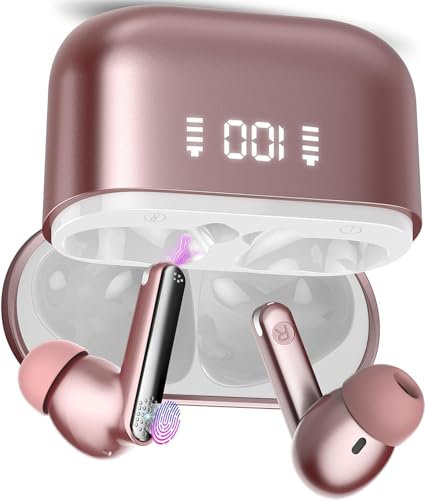 Sprachübersetzer Kopfhörer, 3-in-1 Echtzeit übersetzer Ohrhörer mit 164 Sprachen, 5 Übersetzungsmodi, ENC Rauschunterdrückung Mic, Bluetooth 5.3 Kopfhörer in Ear mit App für Lernen, Reisen Rosa Sprachübersetzer Kopfhörer, 3-in-1 Echtzeit übersetzer Ohrhörer mit 164 Sprachen, 5 Übersetzungsmodi, ENC Rauschunterdrückung Mic, Bluetooth 5.3 Kopfhörer in Ear mit App für Lernen, Reisen Rosa von SKIUDCT