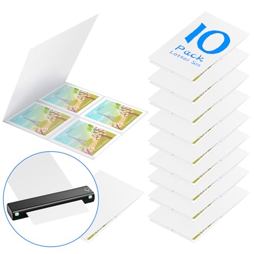 Laminierträgerhülse Laminierträger Thermo-Laminierträger Blätter Thermoträgerfolie für Laminiergerät mit All-Marken-Laminiertasche (10, Briefgröße) von SKLENICE
