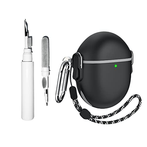 SKPY Hartschalenetui Kopfhörer Box Schutzhülle für Google Pixel Buds Pro mit Schnappschalter, Sicherheitsclip, mit Reinigungsstift, Schwarz Pixel Buds Pro Hülle mit Karabiner & Umhängeband SKPY Hartschalenetui Kopfhörer Box Schutzhülle für Google Pixel Buds Pro mit Schnappschalter, Sicherheitsclip, mit Reinigungsstift, Schwarz Pixel Buds Pro Hülle mit Karabiner & Umhängeband von SKPY