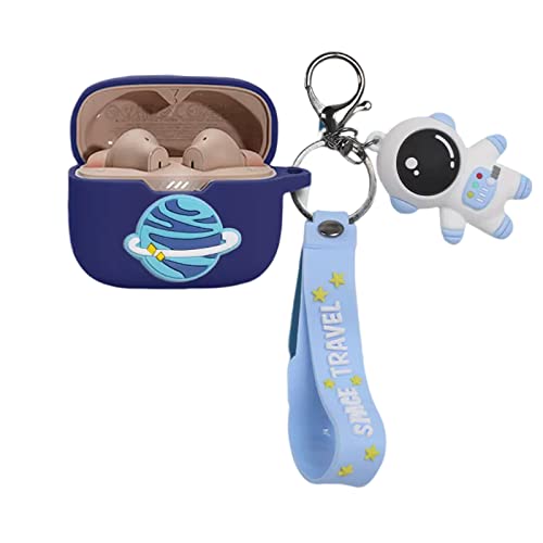 SKPY Hülle für JBL Tune 230NC TWS, Cute Cartoon Anime Astronaut Silikon Schutzhülle Tune 230NC TWS Hülle mit Schlüsselanhänger und Anhänger SKPY Hülle für JBL Tune 230NC TWS, Cute Cartoon Anime Astronaut Silikon Schutzhülle Tune 230NC TWS Hülle mit Schlüsselanhänger und Anhänger von SKPY