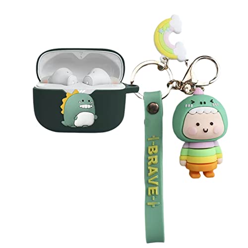 SKPY Schutzhülle für JBL Tune 230NC TWS, Cute Cartoon Anime Dinosaurier Silikon Schutzhülle Tune 230NC TWS Hülle mit Schlüsselanhänger und Anhänger, 3C-JT-086600 SKPY Schutzhülle für JBL Tune 230NC TWS, Cute Cartoon Anime Dinosaurier Silikon Schutzhülle Tune 230NC TWS Hülle mit Schlüsselanhänger und Anhänger, 3C-JT-086600 von SKPY