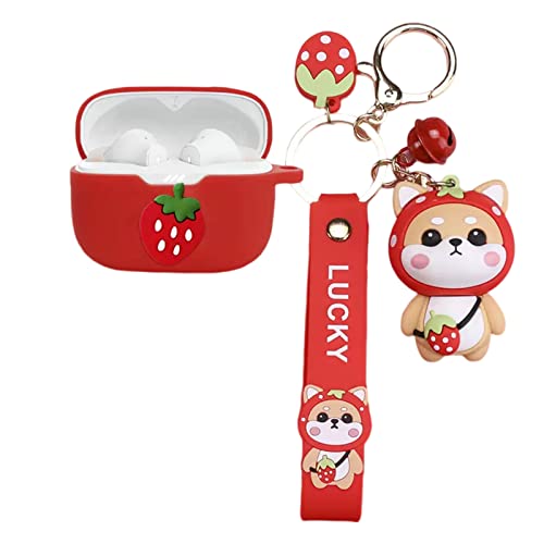 SKPY Schutzhülle für JBL Tune 230NC TWS, Cute Cartoon Anime Dog Silikon Schutzhülle Tune 230NC TWS Hülle mit Schlüsselanhänger und Anhänger, 3C-JT-086600 SKPY Schutzhülle für JBL Tune 230NC TWS, Cute Cartoon Anime Dog Silikon Schutzhülle Tune 230NC TWS Hülle mit Schlüsselanhänger und Anhänger, 3C-JT-086600 von SKPY