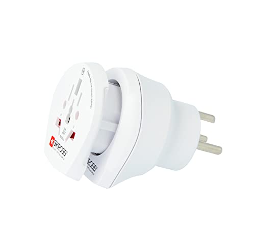 SKROSS | 1.500214-E | Kombiwelt nach Dänemark | Reiseadapter von der Welt nach Dänemark - Spannung und Leistung: 100V - 1000W / 250V - 2500W - Anti-Stromschlagschutz SKROSS | 1.500214-E | Kombiwelt nach Dänemark | Reiseadapter von der Welt nach Dänemark - Spannung und Leistung: 100V - 1000W / 250V - 2500W - Anti-Stromschlagschutz von SKROSS