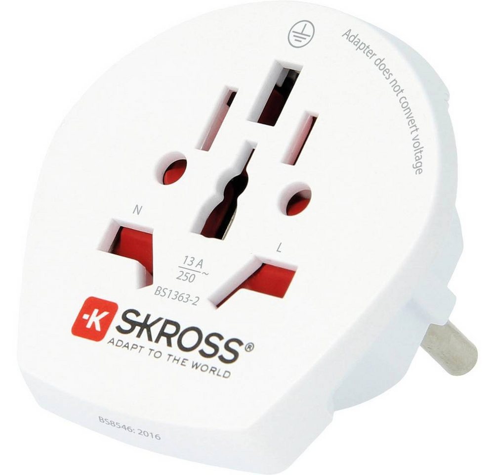 SKROSS Länderreiseadapter World to Europe Reiseadapter von SKROSS