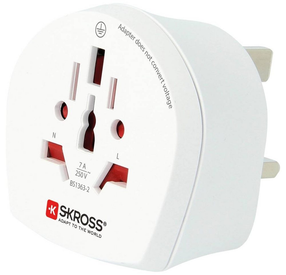 SKROSS Reisestecker World to UK Reiseadapter von SKROSS