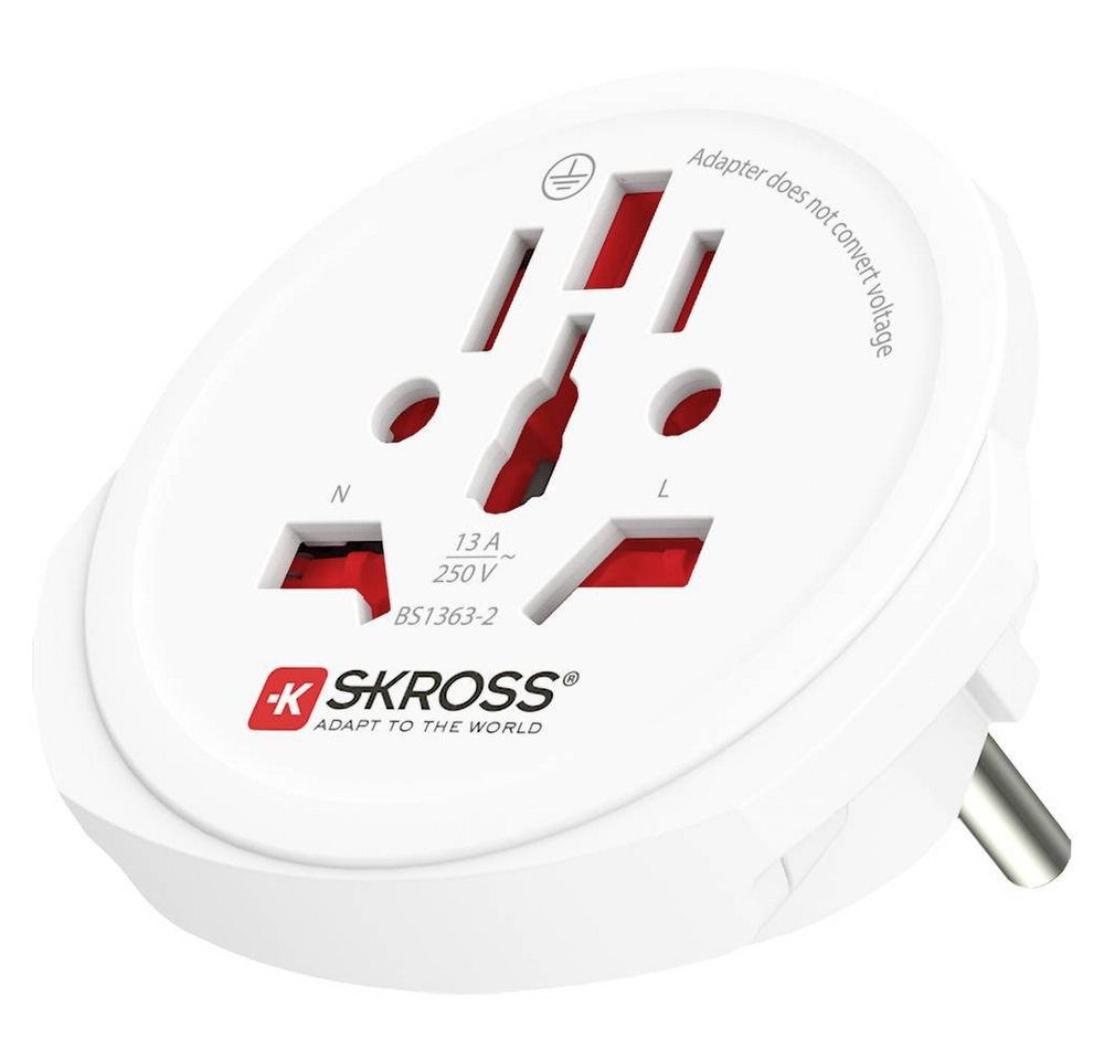 SKROSS Reiseadapter World to EU (Bulk Reiseadapter SKROSS Reiseadapter World to EU (Bulk Reiseadapter von SKROSS