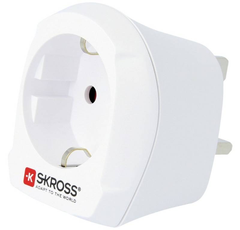 SKROSS Skross 1.500230-1 Reiseadapter CA EU to UK (BULK) Reiseadapter von SKROSS