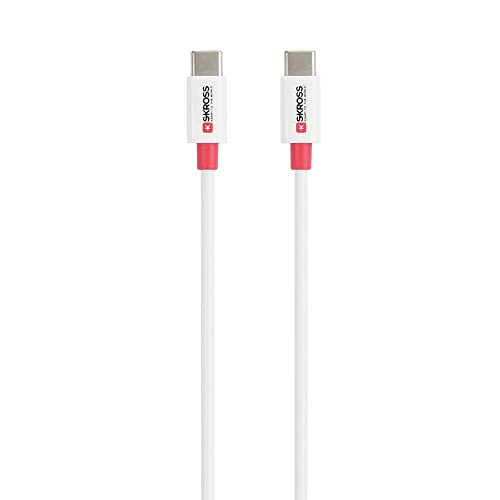 Skross USB-Kabel USB 2.0 USB-C® Stecker, USB-C® Stecker 2.00 m Weiß Rund SKCA0006C-CMULTICN von SKROSS