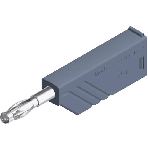 SKS Hirschmann Bananenstecker, männlich, Durchmesser der Stifte: 4 mm, LAS N WS, grau, 934100106, Grau, 1 Stück SKS Hirschmann Bananenstecker, männlich, Durchmesser der Stifte: 4 mm, LAS N WS, grau, 934100106, Grau, 1 Stück von SKS
