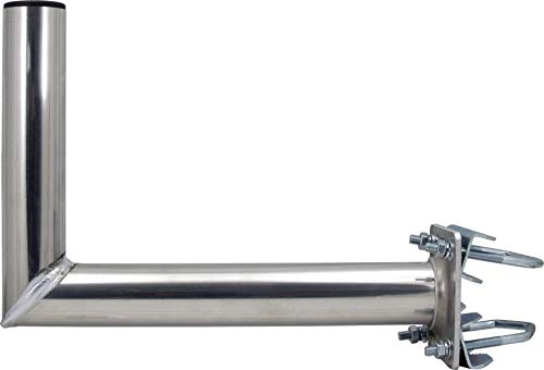 Satix ZTI02 Aluminium-Mastausleger 35 cm für Satelliten-Schüssel oder Antenne von Satix