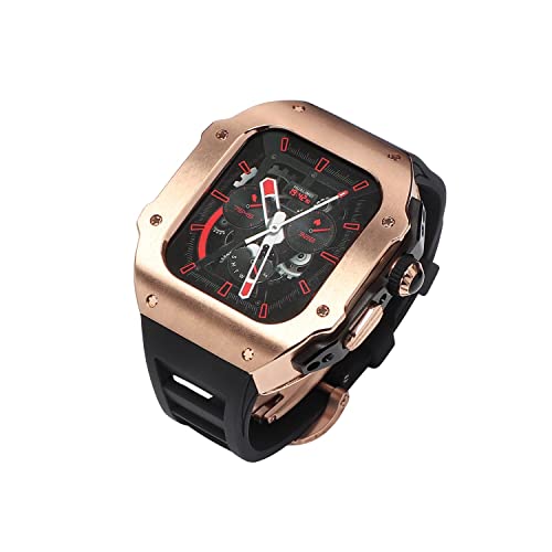 SKXMOD Luxus-Hülle+Fluor-Band für Apple Watch Ultra 49 mm, Mod Kit Fluorkautschuk Armband Abdeckung für Iwatch Ultra, For 49mm, Achat SKXMOD Luxus-Hülle+Fluor-Band für Apple Watch Ultra 49 mm, Mod Kit Fluorkautschuk Armband Abdeckung für Iwatch Ultra, For 49mm, Achat von SKXMOD
