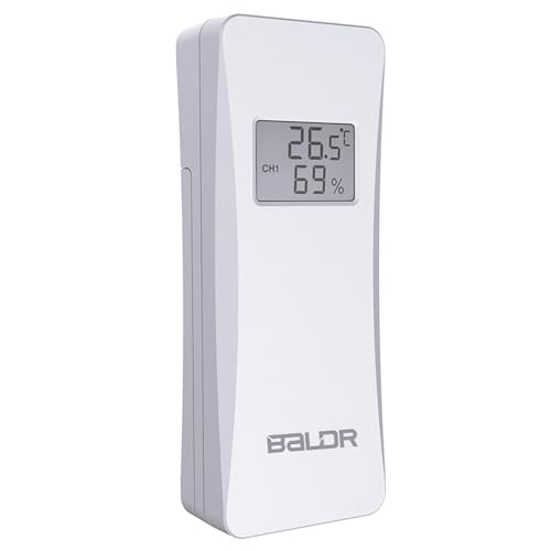 Wetterstations-Sensor, Drahtloser Sensor mit LCD-Display und Temperatur- und Luftfeuchtigkeitsanzeige, Batteriebetrieben-Nur mit BLADR kompatibel Wetterstations-Sensor, Drahtloser Sensor mit LCD-Display und Temperatur- und Luftfeuchtigkeitsanzeige, Batteriebetrieben-Nur mit BLADR kompatibel von SKYBOBMY